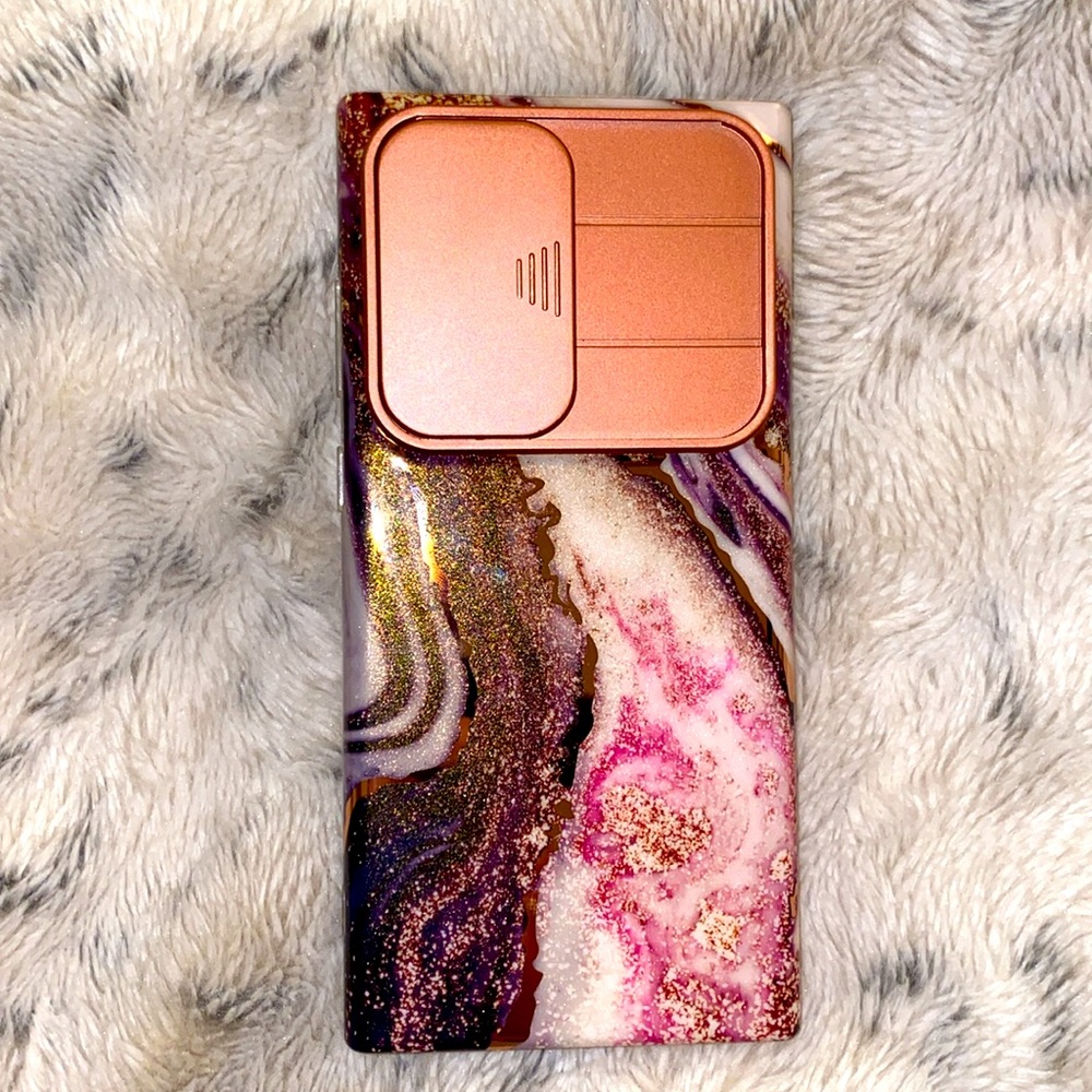 Samsung Galaxy S23 Ultra 5G Case - Pink Marble - NEW